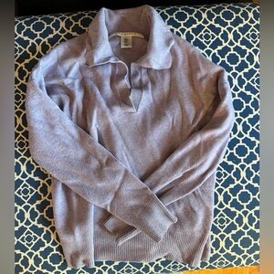 Light purple collared TJ-Maxx sweater